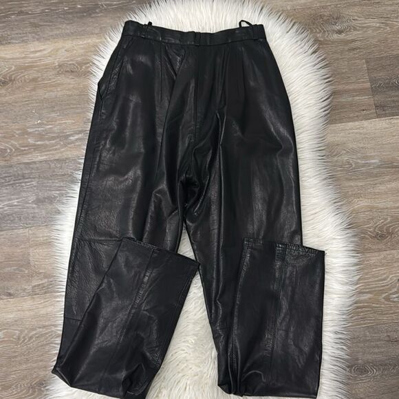 PIA RUCCI LEATHER PANTS SIZE 6 - Picture 2 of 9